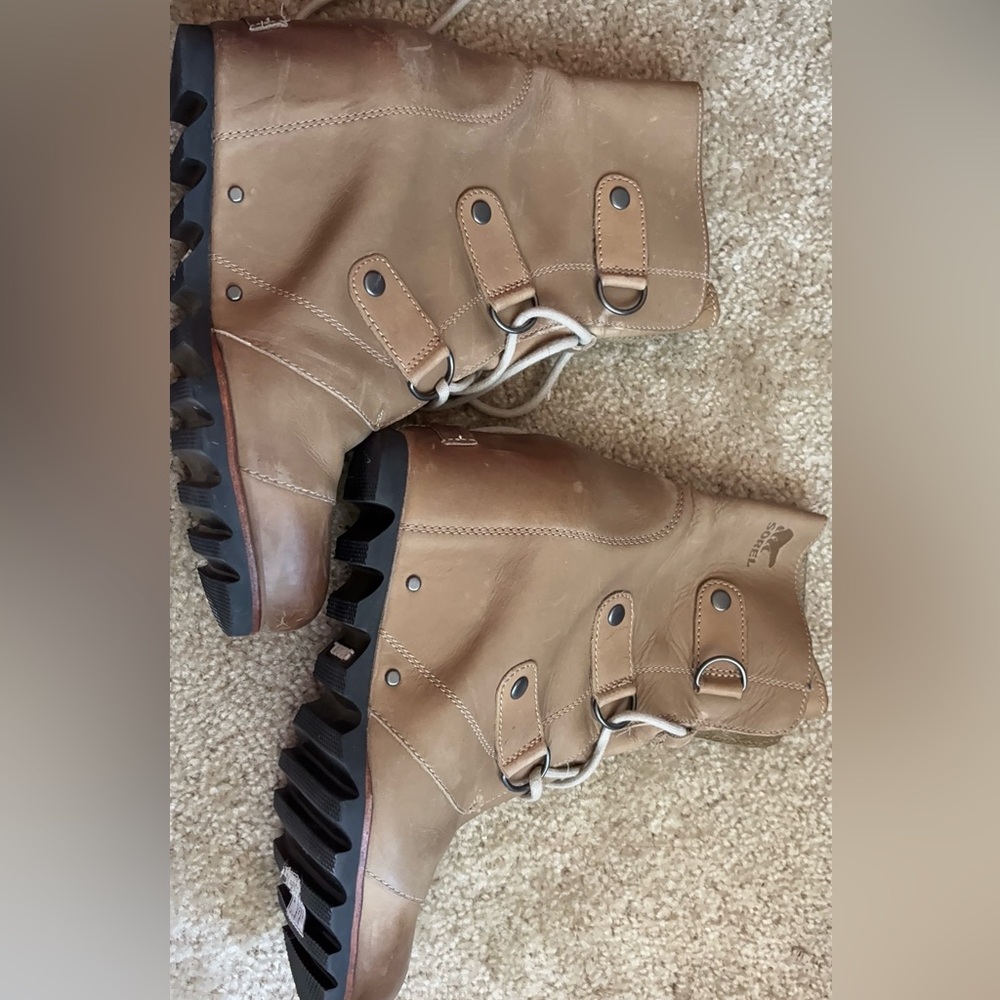 Sorel Brown Ankle Boots